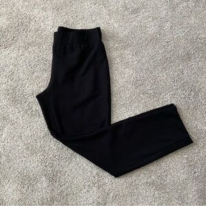 Eileen Fisher Pants Washable Stretch Crepe Straight Full Length Black Small USA